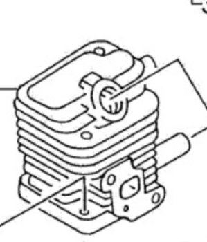 Zylinder, passend für HITACHI - TANAKA THT-2510, 2520, 2530, TED250